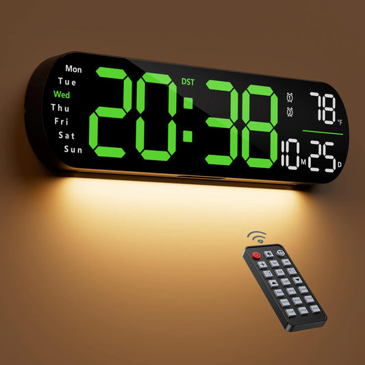 Large Digital Wall Clock